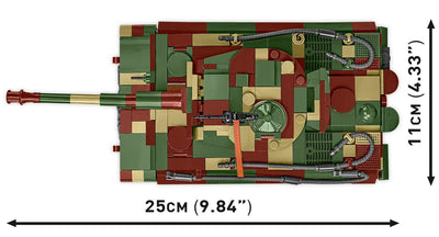 PzKpfw VI Tiger Ausf. E brick tank model - COBI 3124 - 862 bricks Tank Cobi 