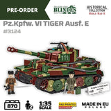 PzKpfw VI Tiger Ausf. E brick tank model - COBI 3124 - 862 bricks Tank Cobi 