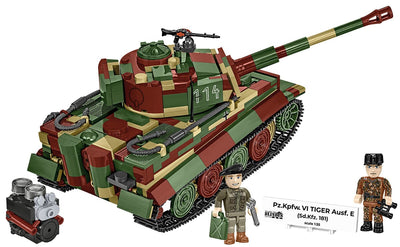 PzKpfw VI Tiger Ausf. E brick tank model - COBI 3124 - 862 bricks Tank Cobi 