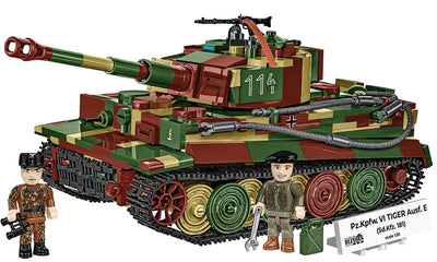 PzKpfw VI Tiger Ausf. E brick tank model - COBI 3124 - 862 bricks Tank Cobi 