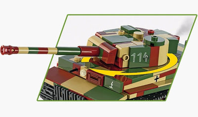 PZ.KPFW. VI Tiger AUSF. E (SD.KFZ 181) brick tank model - COBI 2735 - 428 bricks Tank Cobi 
