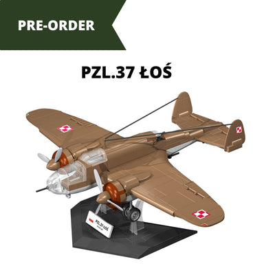 PZL.37 ŁOŚ -plane brick model-COBI 5780-570 bricks Cobi 