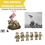 Raising the flag on Iwo Jima 6 US figures - COBI 2059 - 85 bricks Other Military Cobi 