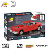 RAM 1500 brick model pickup truck - COBI 24607 - 183 bricks car COBI 