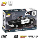 RAM 1500 brick model Police pickup truck - COBI 24608 - 203 bricks car COBI 