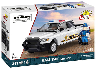 RAM 1500 Hemi Sheriff brick model pickup truck - COBI 24658 - 198 bricks car COBI 