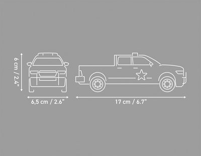 RAM 1500 Hemi Sheriff brick model pickup truck - COBI 24658 - 198 bricks car COBI 