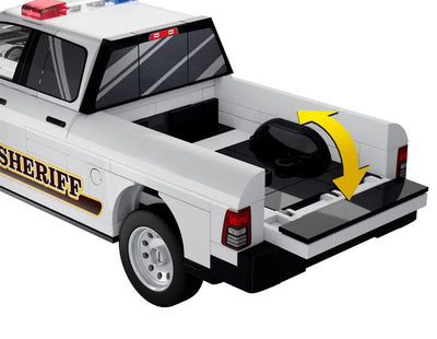 RAM 1500 Hemi Sheriff brick model pickup truck - COBI 24658 - 198 bricks car COBI 