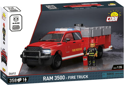 RAM 3500 brick model fire truck - COBI 24612 - 358 bricks car COBI 