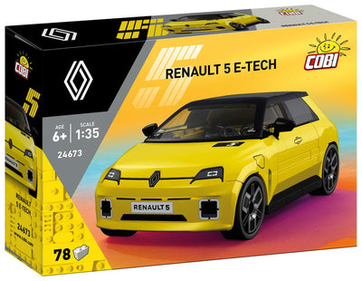 Renault 5 E-Tech car brick model - COBI 24673 - 78 bricks car Cobi 