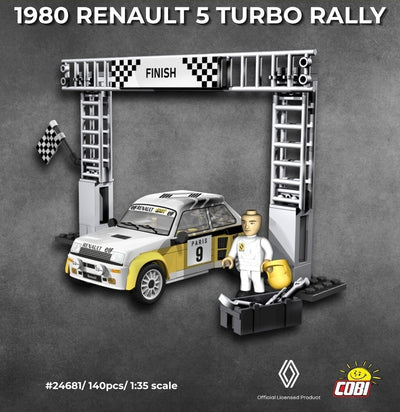 Renault 5 Turbo Rally 1980 car brick model - COBI 24681 - 140 bricks car Cobi 