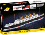 RMS Olympic brick model ship - COBI 1687 - 595 bricks Ship Cobi 