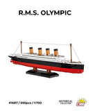 RMS Olympic brick model ship - COBI 1687 - 595 bricks Ship Cobi 