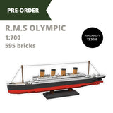 RMS Olympic brick model ship - COBI 1687 - 595 bricks Ship Cobi 