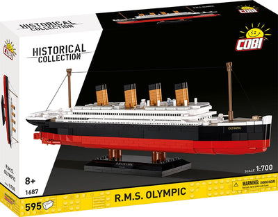 RMS Olympic brick model ship - COBI 1687 - 595 bricks Ship Cobi 