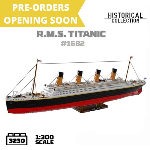 RMS Titanic ship historic brick model - COBI 1682 - 3230 bricks Ship Cobi 