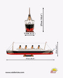 RMS Titanic ship historic brick model - COBI 1686 - 3230 bricks Ship Cobi 