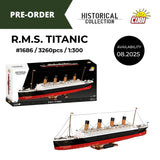 RMS Titanic ship historic brick model - COBI 1686 - 3230 bricks Ship Cobi 