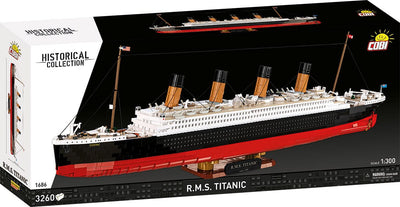 RMS Titanic ship historic brick model - COBI 1686 - 3230 bricks Ship Cobi 