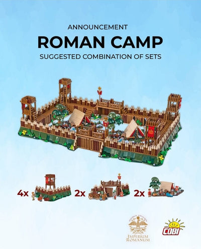 Roman Camp Bundle brick model - 4110 bricks Architecture Cobi 