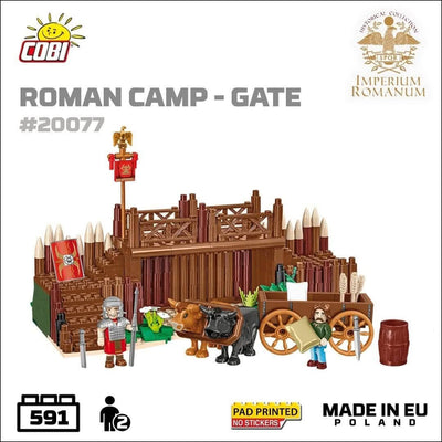 Roman Camp Gate brick model - COBI 20077 - 600 bricks Architecture Cobi 