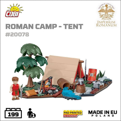 Roman Camp Tent brick model - COBI 20078 - 200 bricks Architecture Cobi 