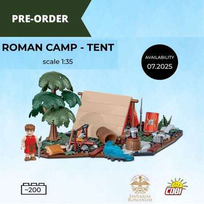 Roman Camp Tent brick model - COBI 20078 - 200 bricks Architecture Cobi 