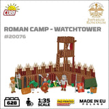 Roman Camp Watchtower brick model - COBI 20076 - 628 bricks Architecture Cobi 