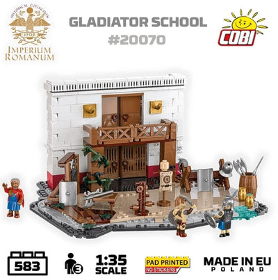 Roman Gladiator School brick model - COBI 20070 - 560 bricks Architecture Cobi 