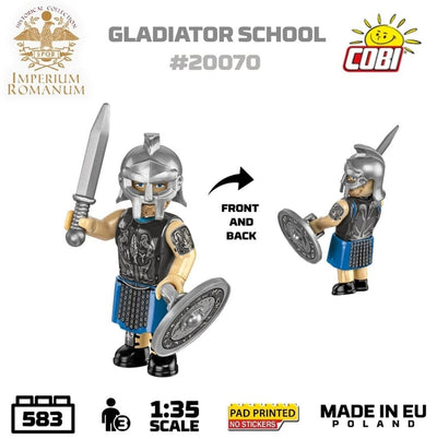 Roman Gladiator School brick model - COBI 20070 - 560 bricks Architecture Cobi 