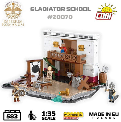 Roman Gladiator School brick model - COBI 20070 - 560 bricks Architecture Cobi 