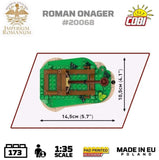 Roman Onager brick model - COBI 20068 - 170 bricks Architecture Cobi 