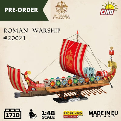 Roman warship brick model - COBI 20071 - 1710 bricks Ship Cobi 