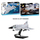 Saab VJ37 Viggen brick plane model - COBI 5915 - 881 bricks Planes Cobi 
