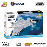 Saab VJ37 Viggen brick plane model - COBI 5915 - 881 bricks Planes Cobi 