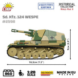 Sd.Kfz. 124 Wespe brick tank model - COBI 2598 - 860 bricks EXECUTIVE EDITION TANK COBI 