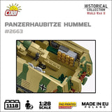 Sd.Kfz. 165 Hummel brick tank model - COBI 2663 - 1116 bricks Tank COBI 
