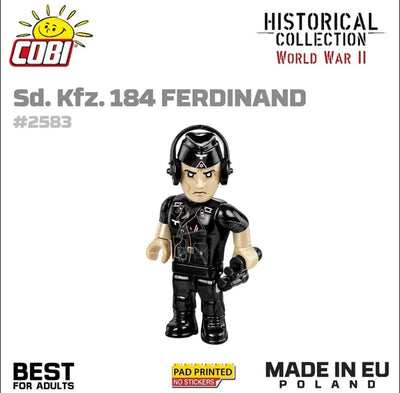 S.D.KFZ.184 Ferdinand brick tank model - COBI-2583 - 1268 bricks Cobi 