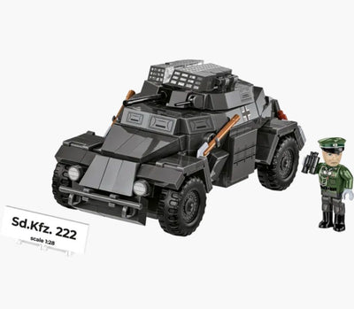 Sd.Kfz.222 armoured car brick model - COBI 2657 - 502 bricks car Cobi 