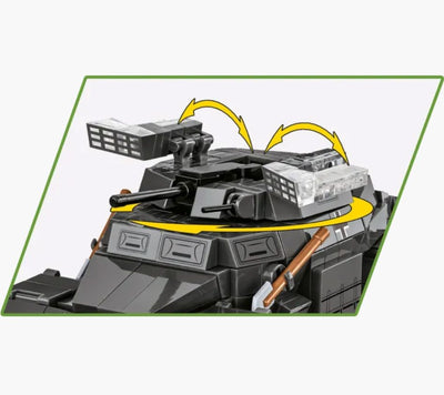 Sd.Kfz.222 armoured car brick model - COBI 2657 - 502 bricks car Cobi 
