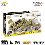 SD.Kfz.8 towing 8.8cm Flak 36 brick model - COBI 3143 - 1001 bricks Other Military Cobi 