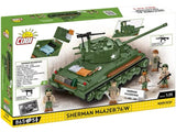 Sherman M4A3E8 (76)W brick tank model- COBI 3118 - 865 bricks Tank Cobi 