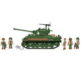 Sherman M4A3E8 (76)W brick tank model- COBI 3118 - 865 bricks Tank Cobi 