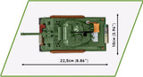 Sherman M4A3E8 (76)W brick tank model- COBI 3118 - 865 bricks Tank Cobi 