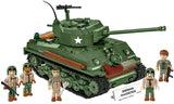 Sherman M4A3E8 (76)W brick tank model- COBI 3118 - 865 bricks Tank Cobi 