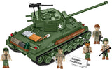 Sherman M4A3E8 (76)W brick tank model- COBI 3118 - 865 bricks Tank Cobi 