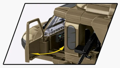 Sikorsky UH-60 Black Hawk helicopter brick model - COBI 5906 - 928 bricks Planes Cobi 