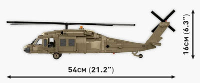 Sikorsky UH-60 Black Hawk helicopter brick model - COBI 5906 - 928 bricks Planes Cobi 