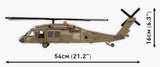 Sikorsky UH-60 Black Hawk helicopter brick model - COBI 5906A - 948 bricks Planes Cobi 