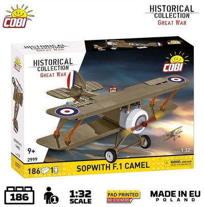 Sopwith. F.1 Camel brick plane model - COBI 2999 - 185 bricks Planes Cobi 